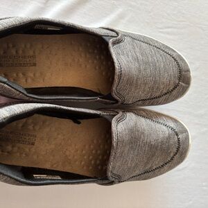 Skechers Women's Gray Slip-On Flats